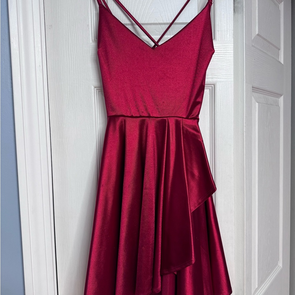 Red Sleeveless Dress